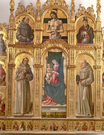 Madonna and Child with Saints by Alvise Vivarini